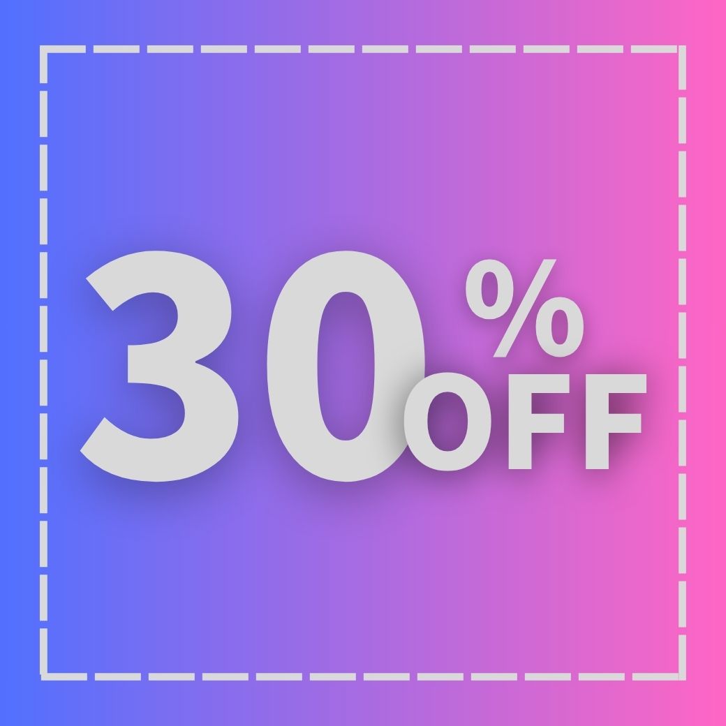 セール30％offのお知らせ