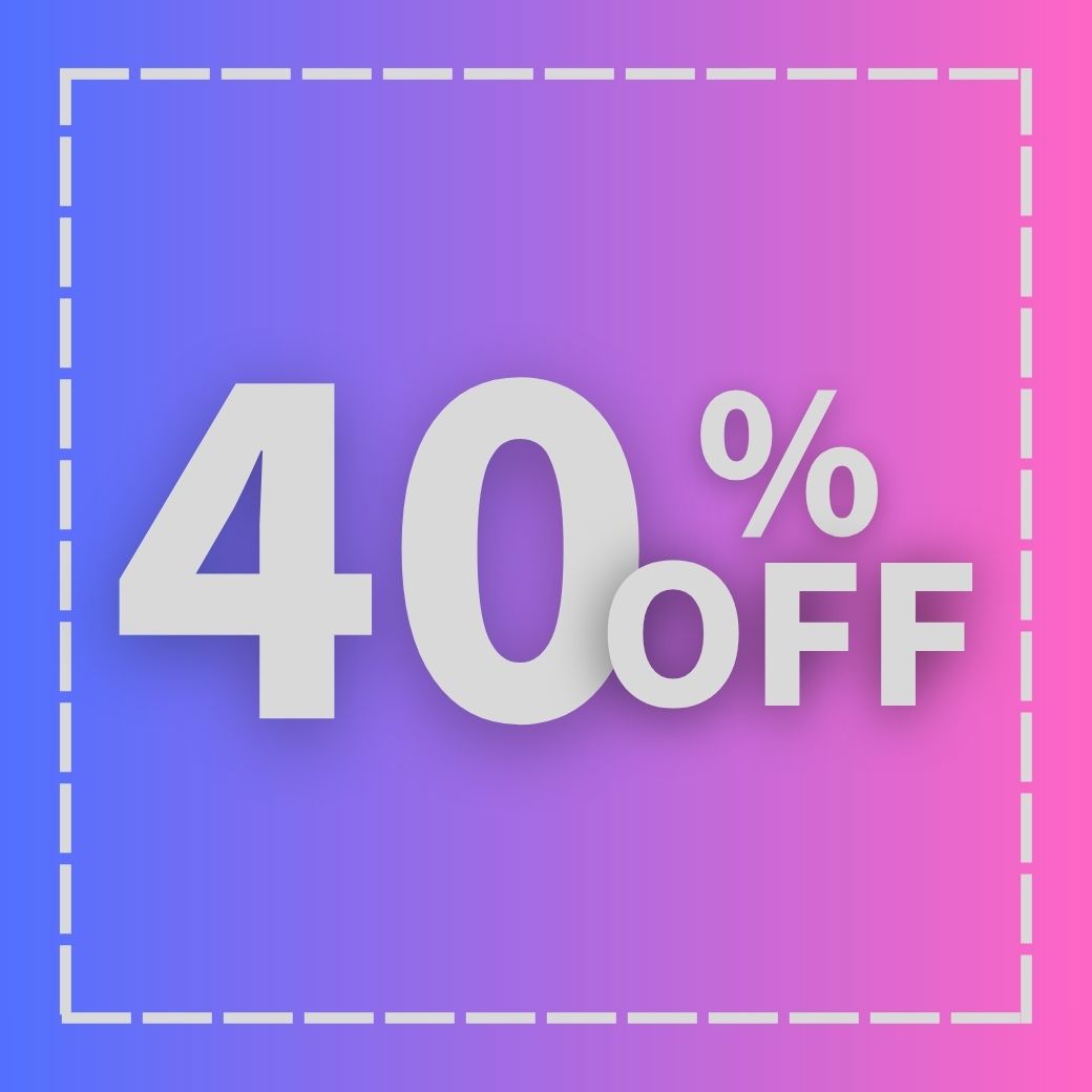 セール40％offのお知らせ