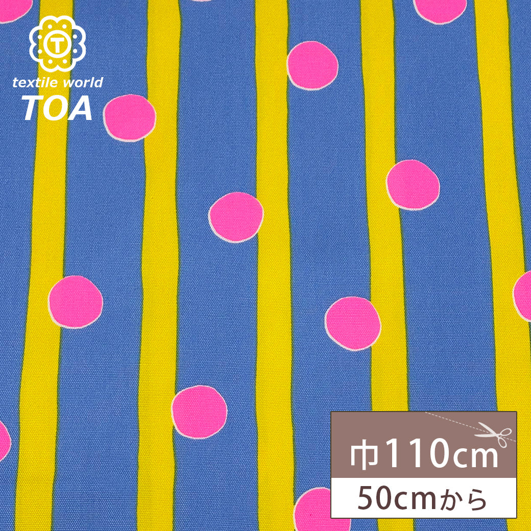 ネオンポップ柄の生地