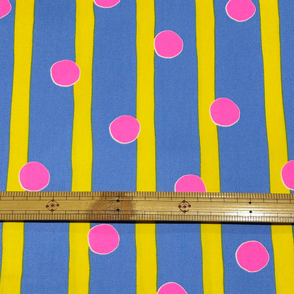 ネオンポップ柄の生地