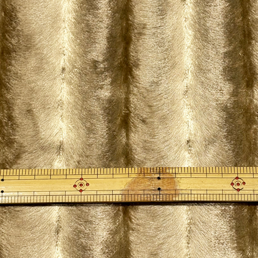 生地 【 シールファー ゴールド 】 ファー生地 フェイクファー シール生地 アニマルシール 137cm巾 なめらか さらさら ふわふわ 模造毛皮 毛短 薄手