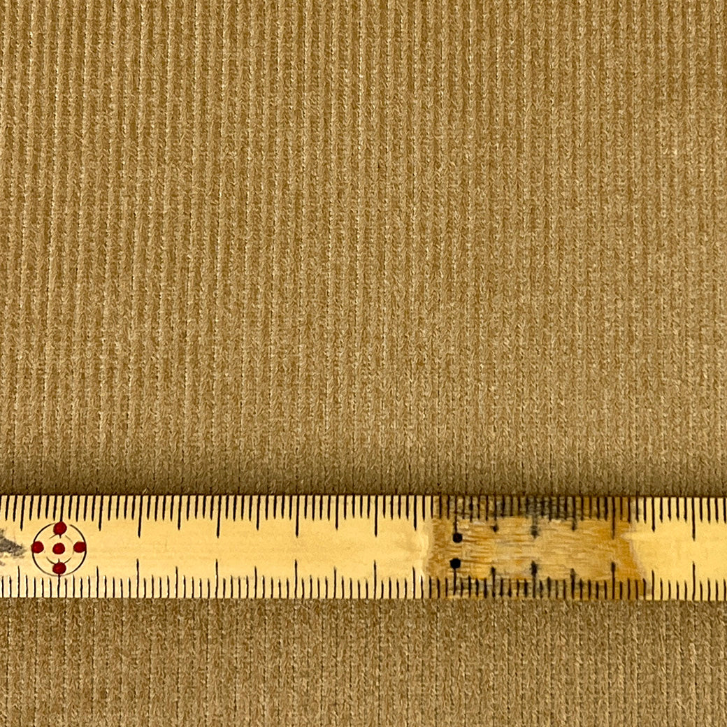 生地 【 綿レーヨン コーデュロイ ベージュ 】 110cm巾 コーデュロイ生地 畝生地