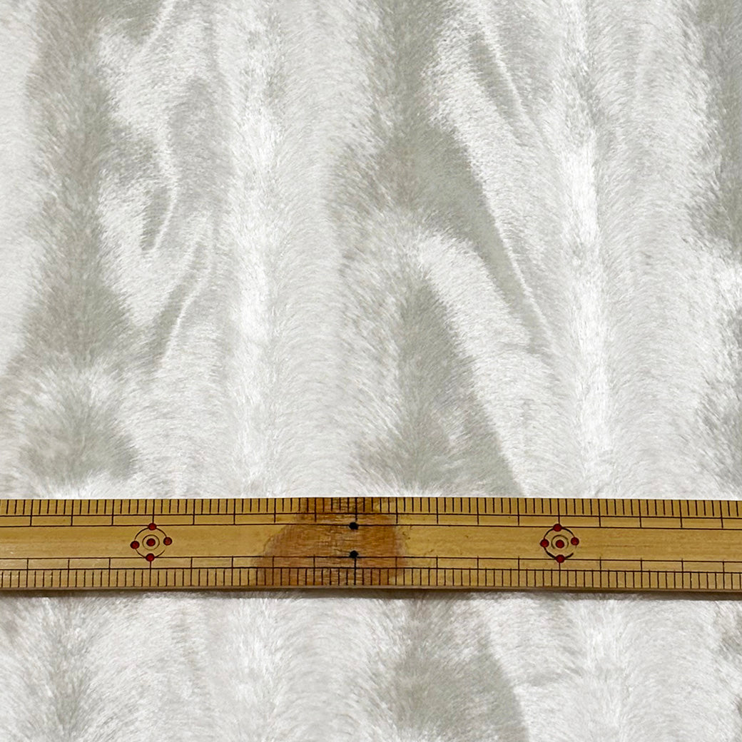 生地 【 シールファー 白 】 ファー生地 フェイクファー シール生地 アニマルシール 137cm巾 なめらか さらさら ふわふわ 模造毛皮 毛短 薄手