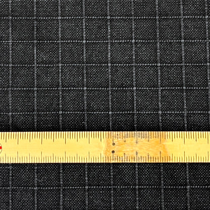 生地 【 大判リップストップ 黒】 112cm巾 リップストップ生地 コットンリップストップ