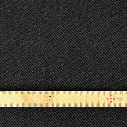 生地 【 国産カツラギストレッチ 黒 】 136cm巾 カツラギ生地 ストレッチ生地