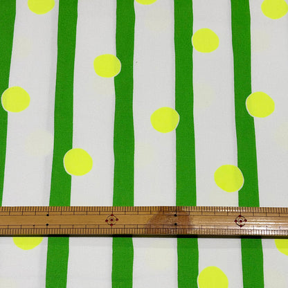 ネオンポップ柄の生地