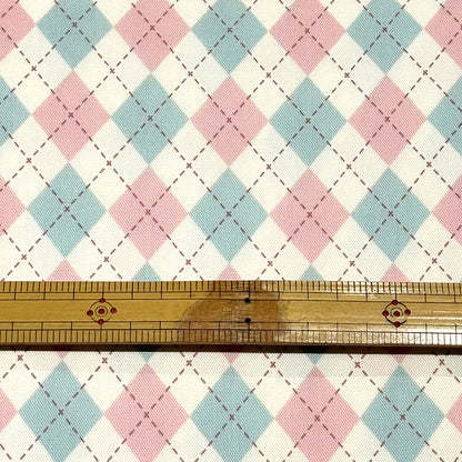 アーガイル柄の生地