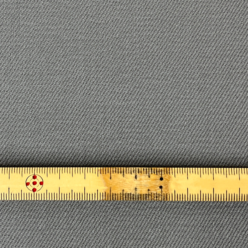 生地 【 国産カツラギストレッチ グレー 】 136cm巾 カツラギ生地 ストレッチ生地