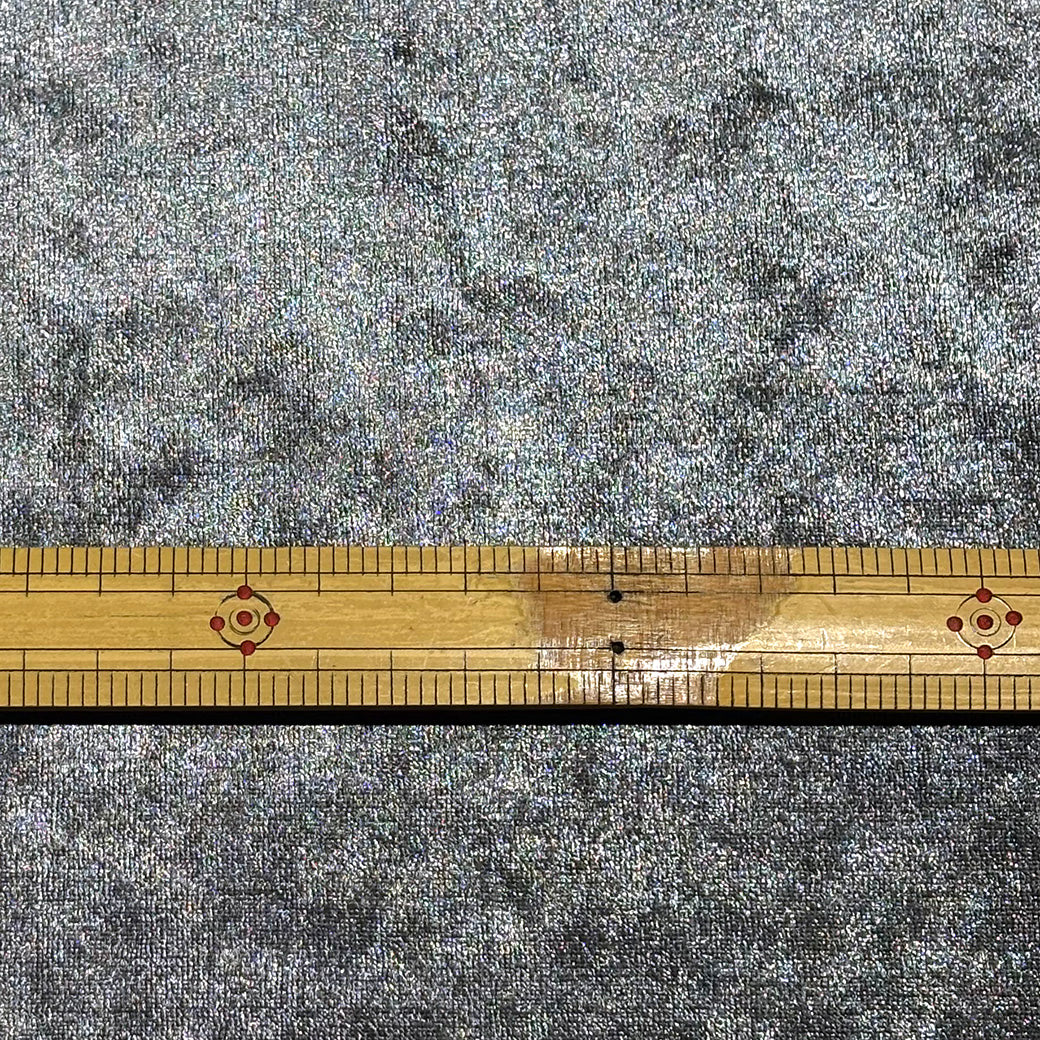 生地 【 クラッシュベロア 濃グレー 】 ベロア生地 ベルベット 150cm巾 幅広 無地 ポリエステル