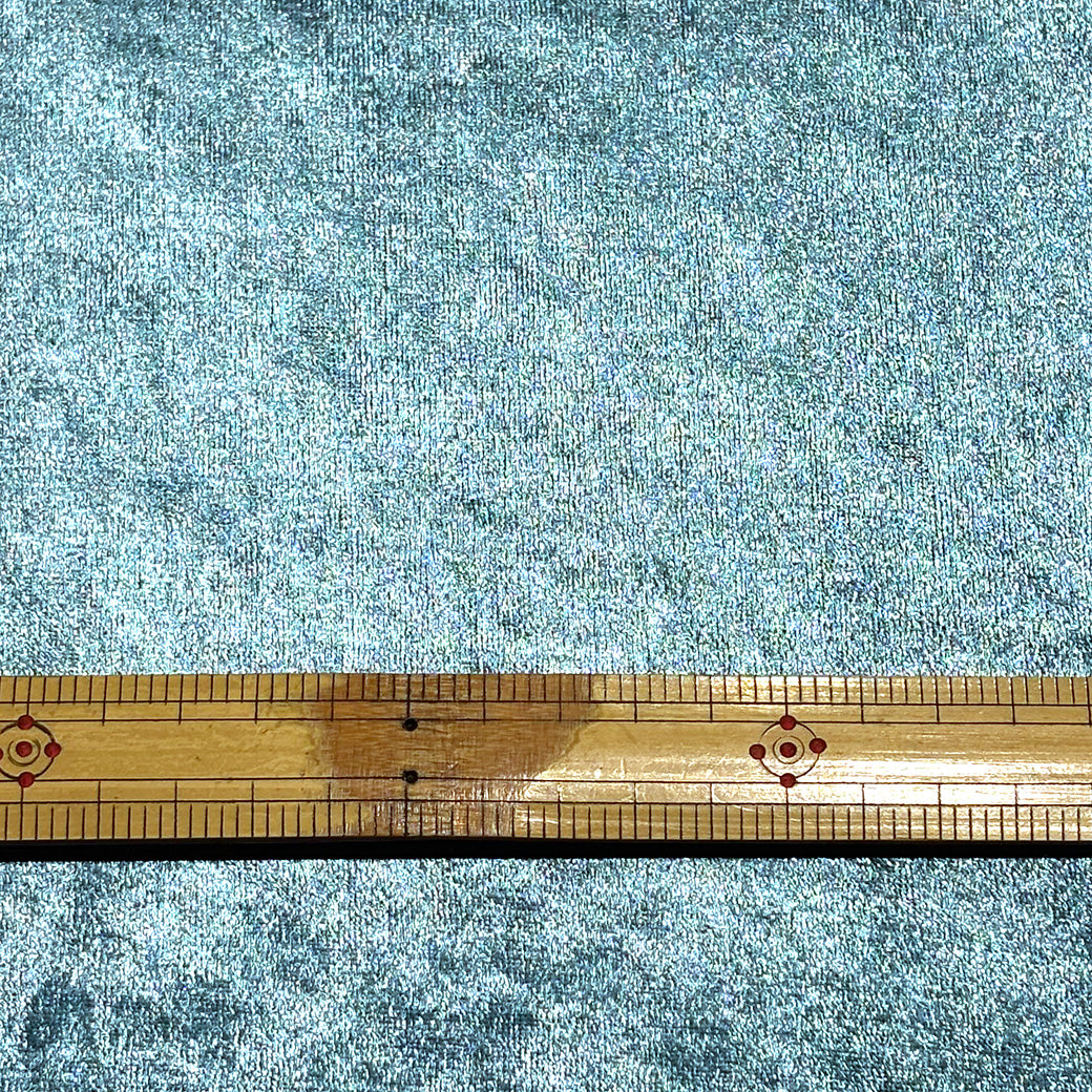 生地 【 クラッシュベロア サックス 】 ベロア生地 ベルベット 150cm巾 幅広 無地 ポリエステル