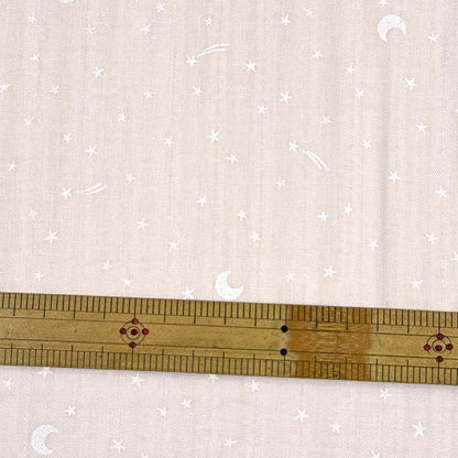 生地【Wガーゼ 星と月 ピンク】ガーゼ生地 ガーゼ ベビー 男の子 女の子 ふんわり やわらか コットン100％ コアラ