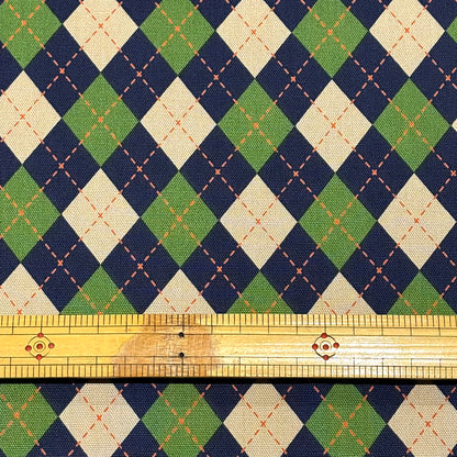 アーガイル柄の生地
