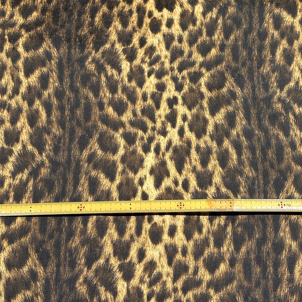 ヒョウ柄防水ナイロン生地
