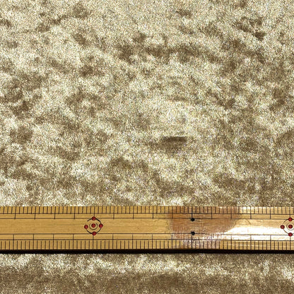生地 【 クラッシュベロア ベージュ 】 ベロア生地 ベルベット 150cm巾 幅広 無地 ポリエステル