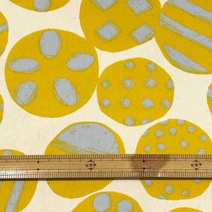 まる柄オックス生地