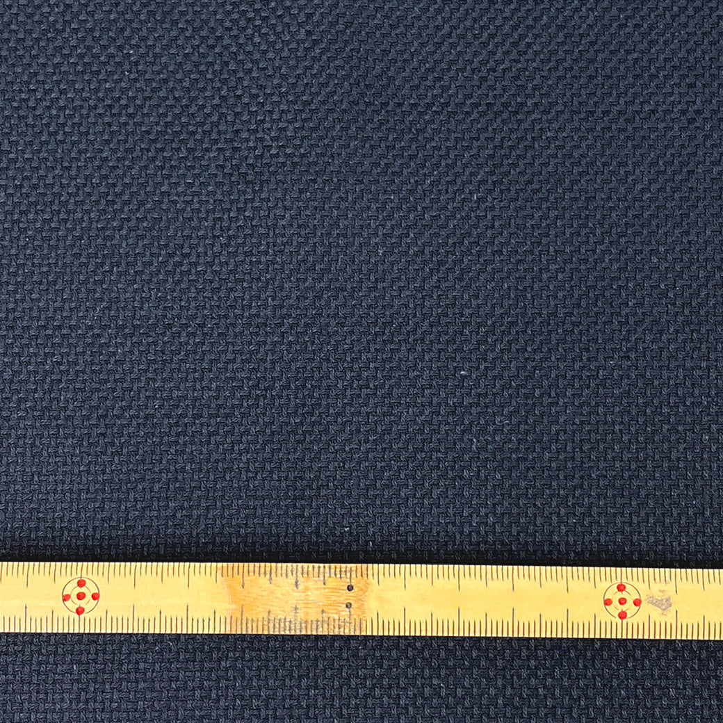 生地 【 クロスファブリック ネイビー 】 145cm巾 幅広 クロスステッチ生地 刺繍用生地 コットン生地 クロスステッチ刺繍