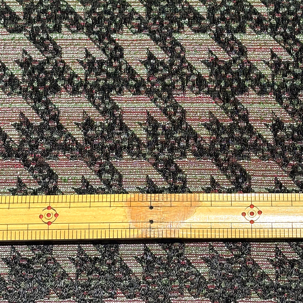 モザイク風千鳥格子ジャガード生地