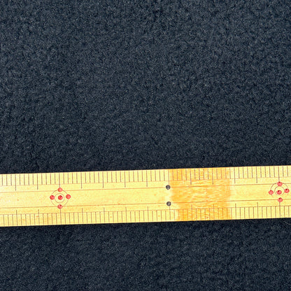 生地 【 ソフトフリース 黒 】 180cm巾 幅広 フリース生地 極厚フリース 厚手フリース やわらかフリース あったか生地 防寒生地