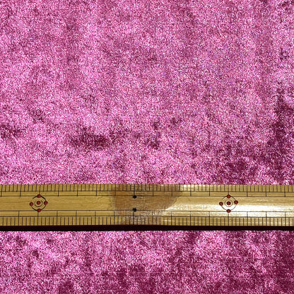 生地 【 クラッシュベロア ピンク 】 ベロア生地 ベルベット 150cm巾 幅広 無地 ポリエステル
