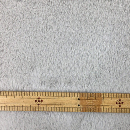 地 【 ふわふわやわらかファー ライトグレー】 150cm巾 幅広 ファー生地 フェイクファー
