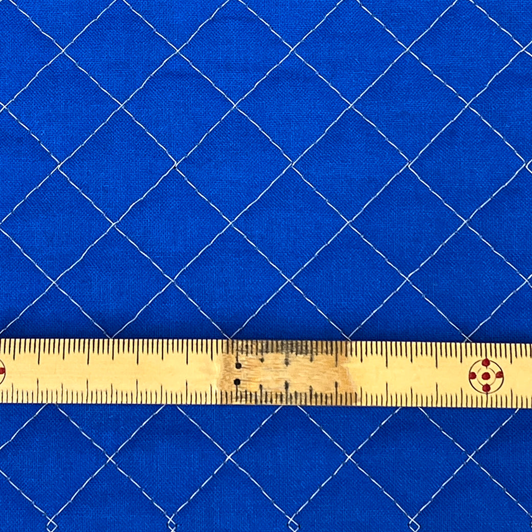 生地 【 シーチングキルティング  青 】 105cm巾 キルティング生地