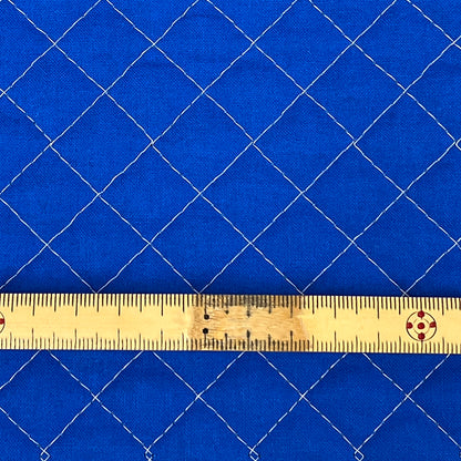 生地 【 シーチングキルティング  青 】 105cm巾 キルティング生地