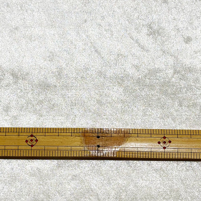 生地 【 クラッシュベロア オフホワイト 】 ベロア生地 ベルベット 150cm巾 幅広 無地 ポリエステル