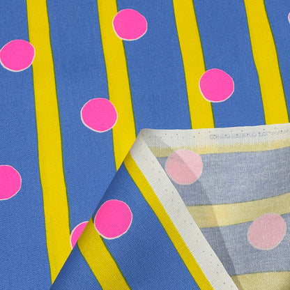 ネオンポップ柄の生地