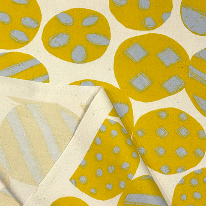 まる柄オックス生地