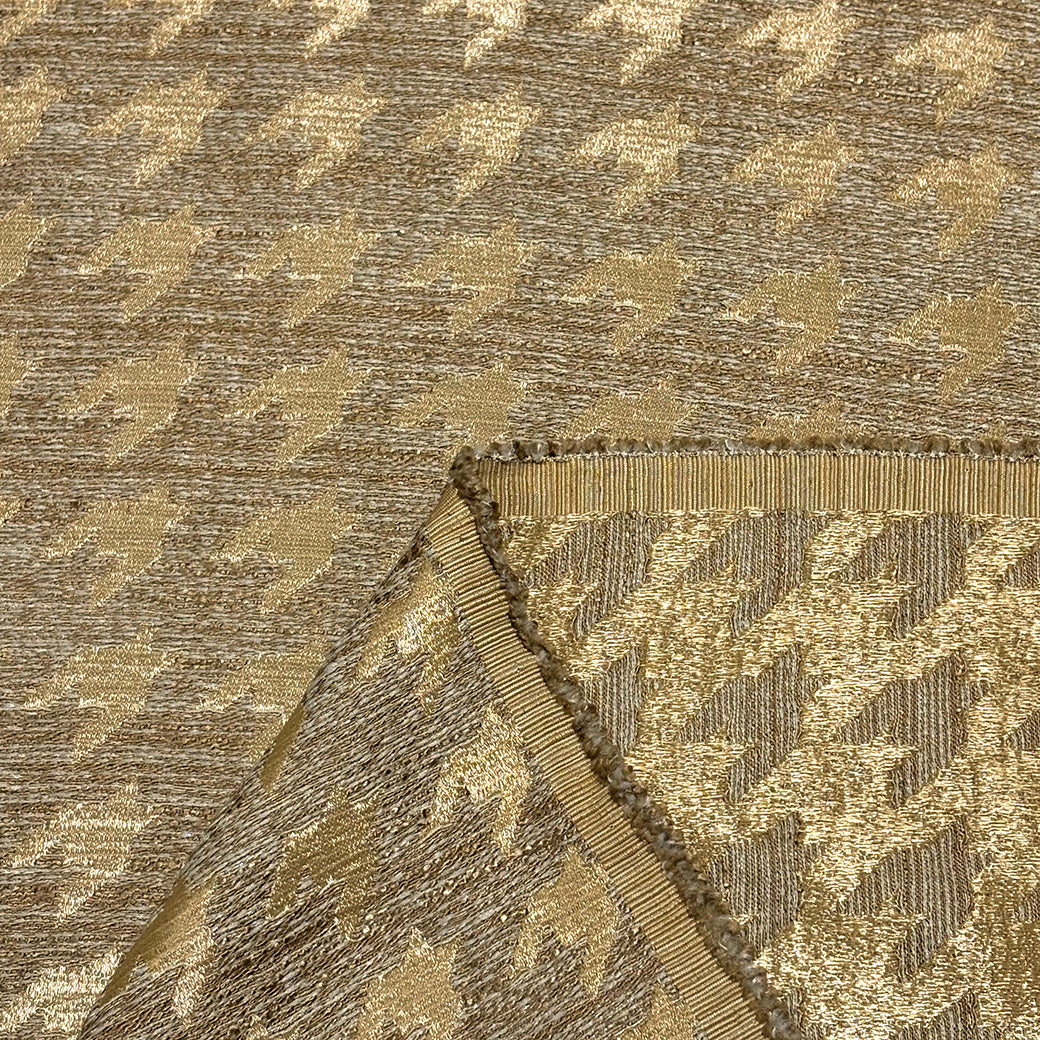 モザイク風千鳥格子ジャガード生地