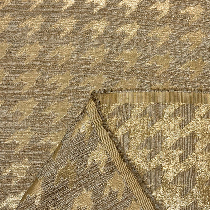 モザイク風千鳥格子ジャガード生地