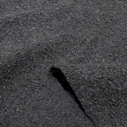 生地 【 ミネアループ 黒】 140cm巾 幅広 ウールループ生地 ウール混生地 モヘア混生地 ブークレ生地