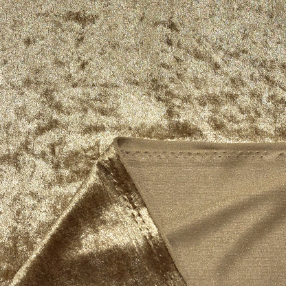 生地 【 クラッシュベロア ベージュ 】 ベロア生地 ベルベット 150cm巾 幅広 無地 ポリエステル