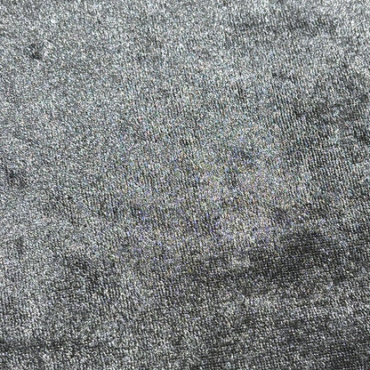 生地 【 クラッシュベロア 濃グレー 】 ベロア生地 ベルベット 150cm巾 幅広 無地 ポリエステル
