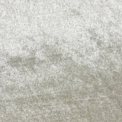 生地 【 クラッシュベロア オフホワイト 】 ベロア生地 ベルベット 150cm巾 幅広 無地 ポリエステル