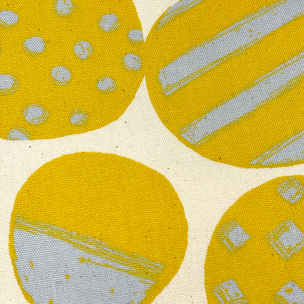 まる柄オックス生地