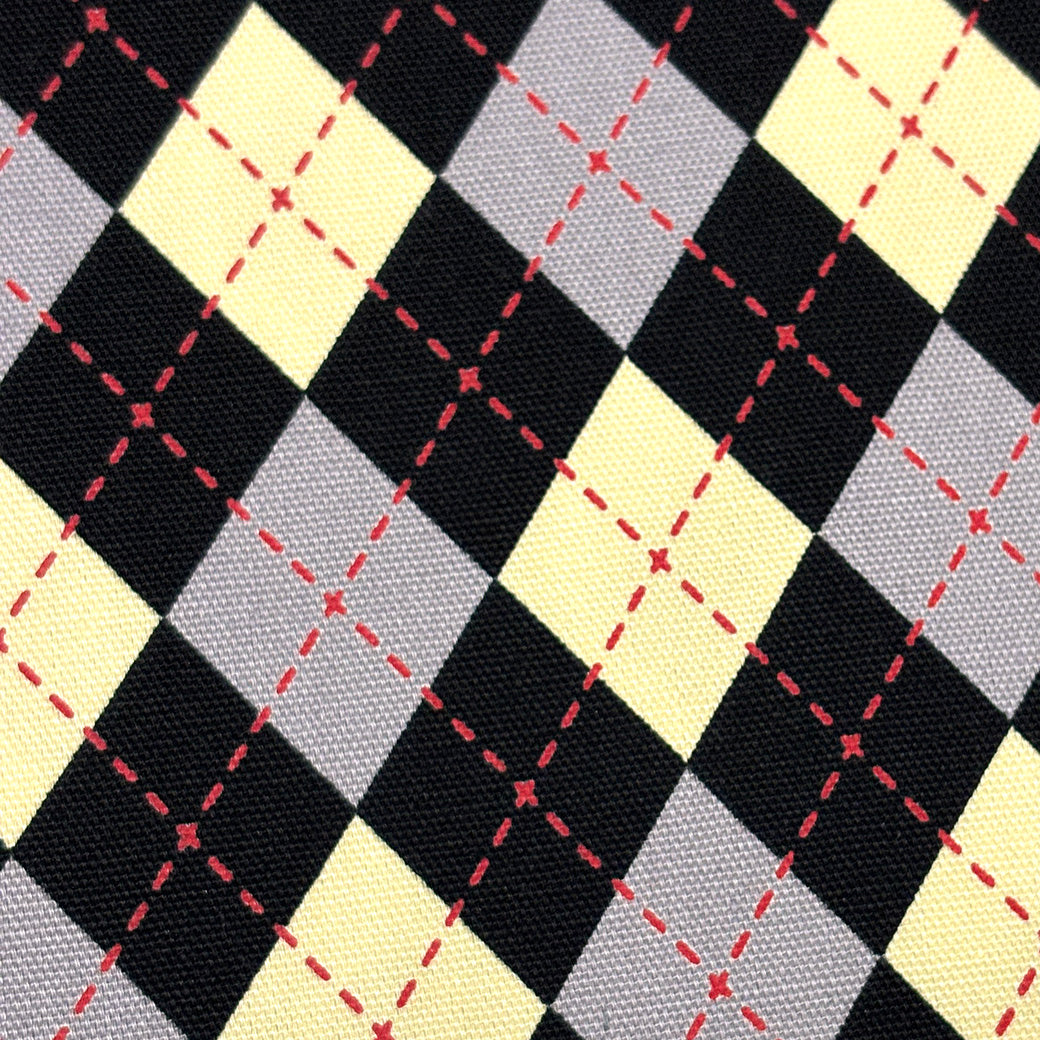アーガイル柄の生地