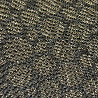 ドット柄ラメニット生地