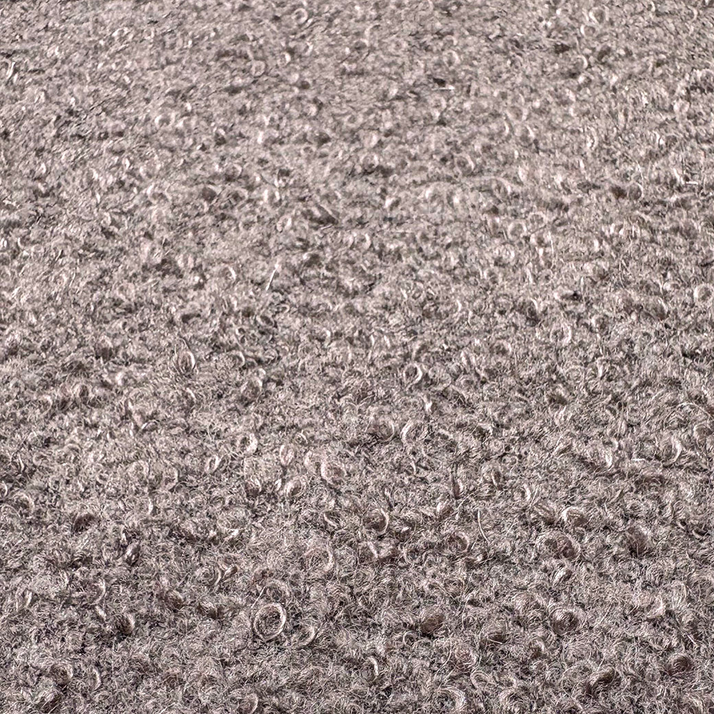 生地 【 ミネアループ グレージュ】 140cm巾 幅広 ウールループ生地 ウール混生地 モヘア混生地 ブークレ生地