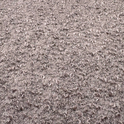 生地 【 ミネアループ グレージュ】 140cm巾 幅広 ウールループ生地 ウール混生地 モヘア混生地 ブークレ生地