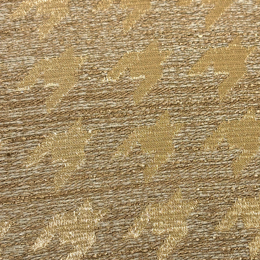 モザイク風千鳥格子ジャガード生地