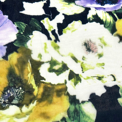 花柄リファインオーガンジー生地