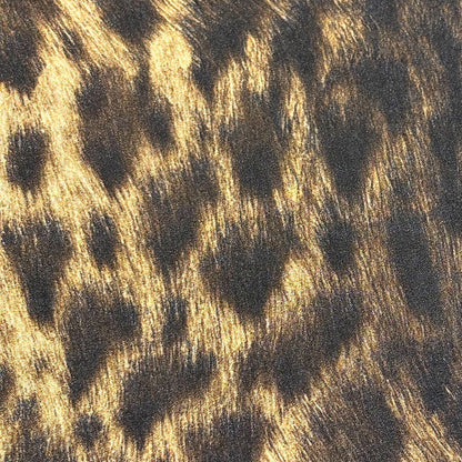 ヒョウ柄防水ナイロン生地