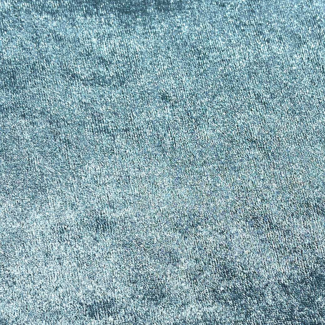 生地 【 クラッシュベロア サックス 】 ベロア生地 ベルベット 150cm巾 幅広 無地 ポリエステル