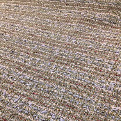 生地 【 尾州産 ファンシーツイード 薄ピンクパープル 】 ツイード生地 140cm巾 国産ツイード ファンシーツイード生地 秋冬生地 広幅 幅広 高級感