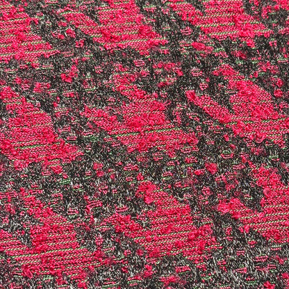 モザイク風千鳥格子ジャガード生地