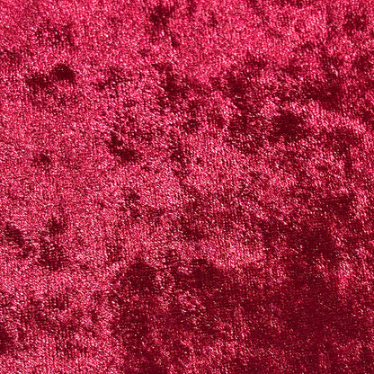 生地 【 クラッシュベロア エンジ 】 ベロア生地 ベルベット 150cm巾 幅広 無地 ポリエステル