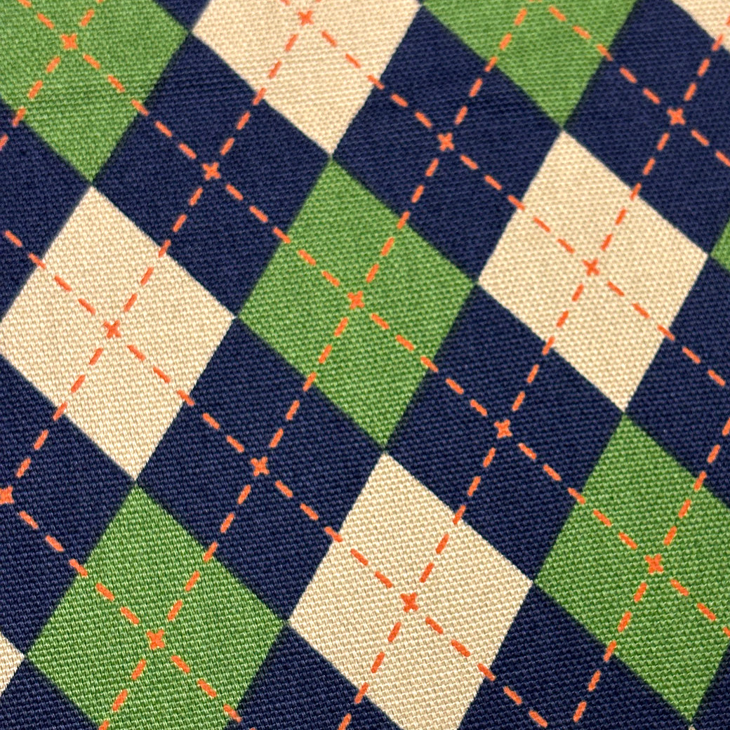 アーガイル柄の生地