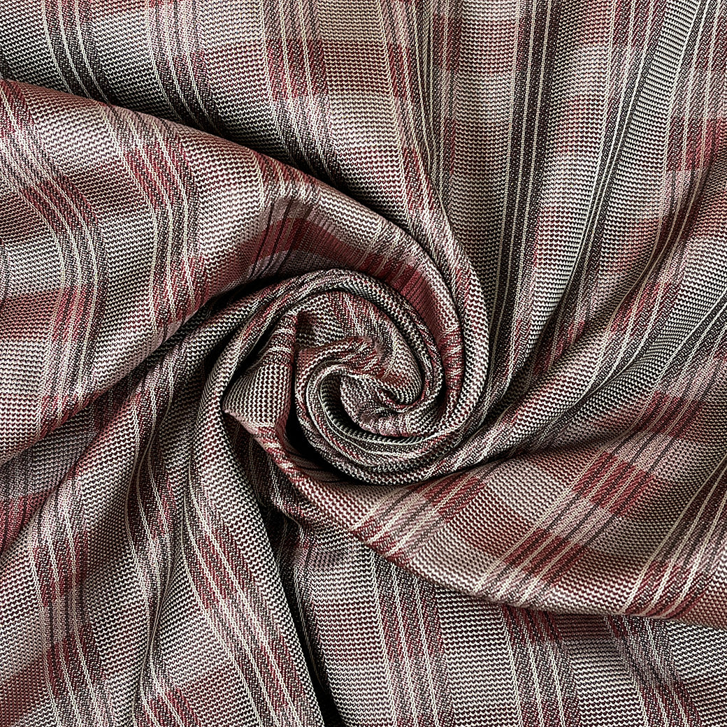 生地【 富士吉田 TY228 赤系 】50cm巾 日本製シルク生地 富士吉田織物 シルク100％