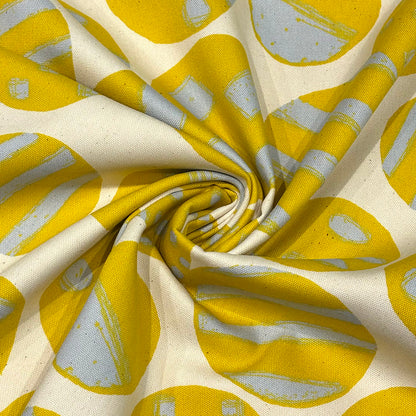 まる柄オックス生地